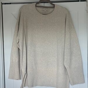 EUC LOFT Heathered Modern Tunic Sweater, XL